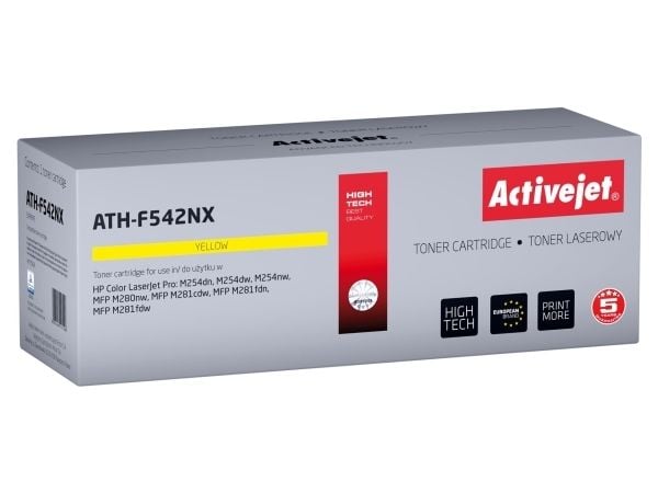 Activejet ATH-F542NX, 2500 sivua, Keltainen, 1 kpl