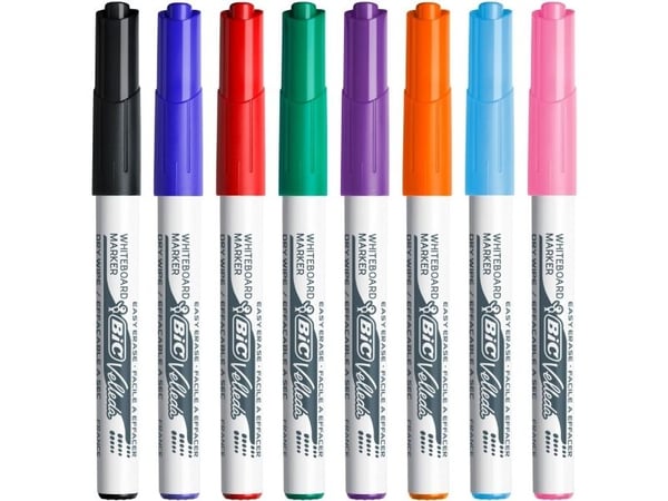 BIC 958166, 8 kpl, Monivärinen