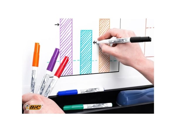 BIC 958166, 8 kpl, Monivärinen