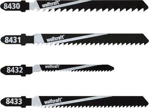 wolfcraft GmbH 8430000, Stikksagblad, Mykt tre, High Carbon Steel (HCS), 10 stykker