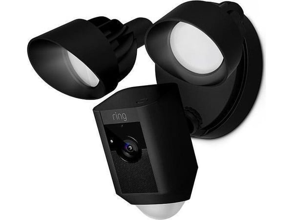 Ring Floodlight Cam, IP-turvakamera, Ulkona, Langaton, 2000 lm, 3000 K, Katto/seinä