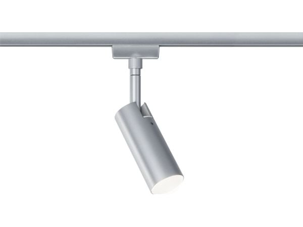 Paulmann 955.06, Spotlight på skinne, 1 ampuller, LED, 3000 K, 415 lm, Kromfarget