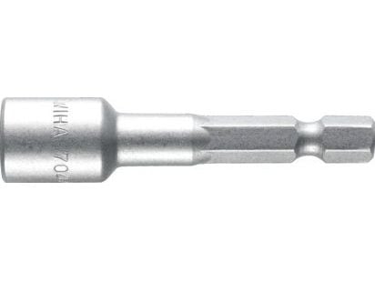 Wiha 04640, 1 stykker, Sekskantet, 76,2 / 8 mm (3 / 8"), Kromvanadiumstål, Rustfritt stål, 55 mm