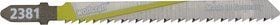 wolfcraft GmbH 2381000, Stikksagblad, Sponplate, MDF, Plast, Kryssfiner, Mykt tre, High Carbon Steel (HCS), 7,5 cm, 2,5 mm, 10 cm