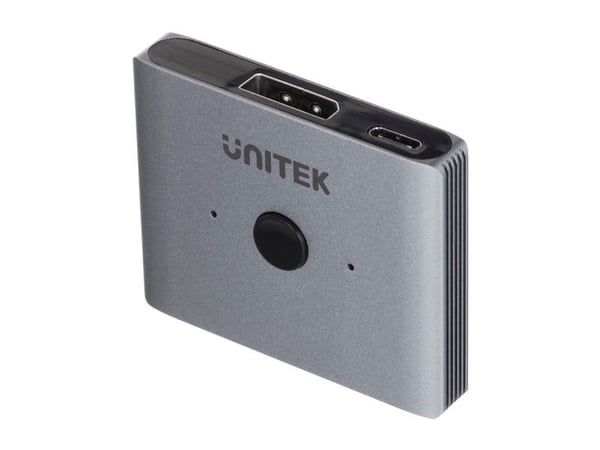 Unitek V1609A - Video-splitter/svitsj - bidirectional - 2 x DisplayPort - stasjonær