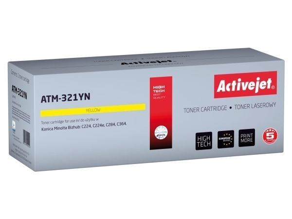 Activejet ATM-321YN, 25000 sivua, Keltainen, 1 kpl