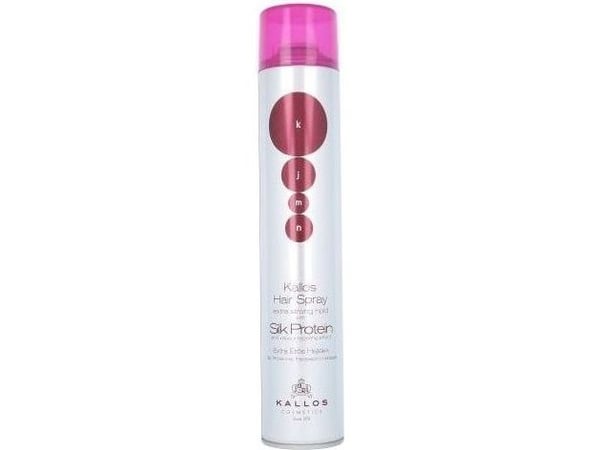 Kallos Silk Protein Hair Spray Extra Strong Hold 500 ml
