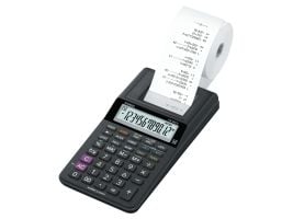Casio HR-8RCE, skrivebord, utskrift, 12 siffer, 1 linjer, batteri, hvit