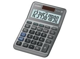Casio MS-100FM, Desktop, Grunnleggende, 10 sifre, Batteri/Solcelle, Grå