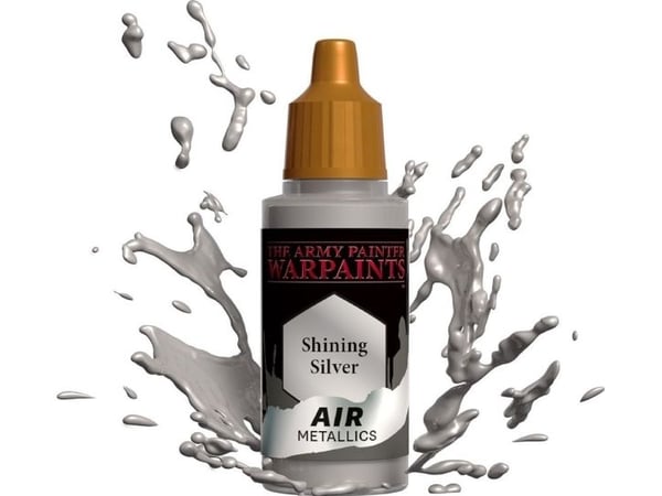 Army Painter Warpaints - Air Shining Silver Army Painter Warpaints - Air Shining Silver