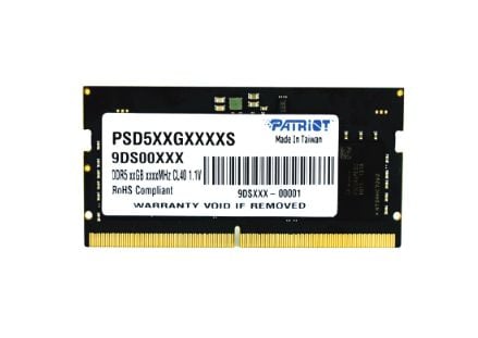 Patriot Signature Line - DDR5 - modul - 32 GB - SO DIMM 262-pin - 4800 MHz / PC5-38400 - CL40 - 1.1 V - ikke-bufret - on-die ECC
