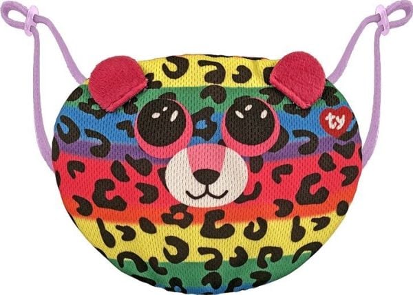 Ty Mask Dotty – färgglad leopard