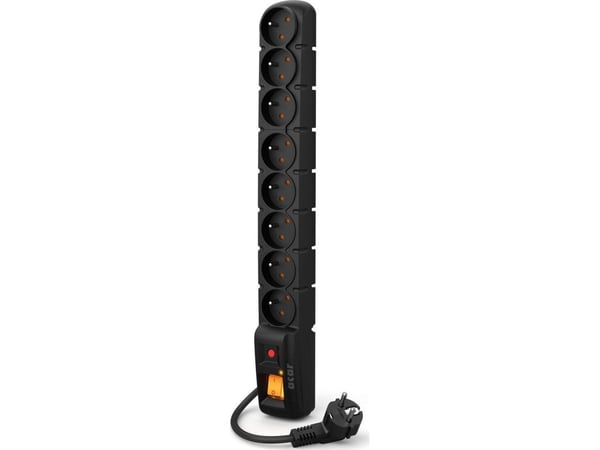 Acar S8 PRO 8-pistorasia 5 m musta (W0144)