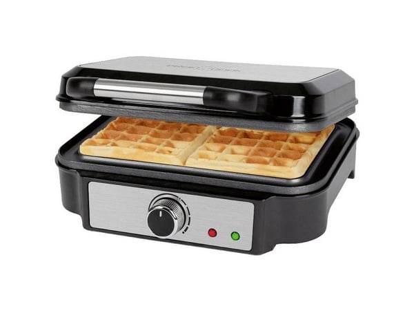 ProfiCook PC-WA 1240, 2 vafler/plater, Firkantet, Svart, Rustfritt stål, Rustfritt stål, Rustfritt stål, 1000 W