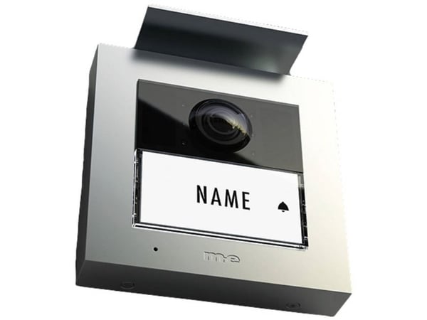 m-e modern-electronics VS-21 S Vistasmart videodørtelefon LAN, WLAN utendørsenhet sølv (41362)