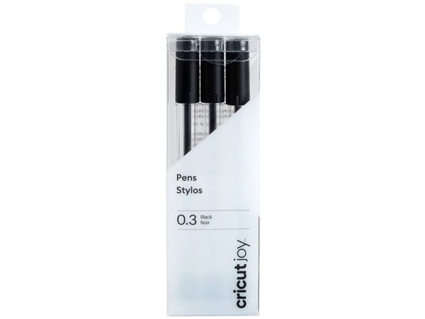 Cricut Joy extra fine point pen set 3-pack 0,3 (svart)