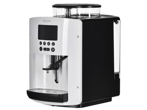 Krups EA 8161, Espressomaskin, 1,8 l, Kaffe bønner, Malt kaffe, Innebygd kaffekvern, 1450 W, Hvit