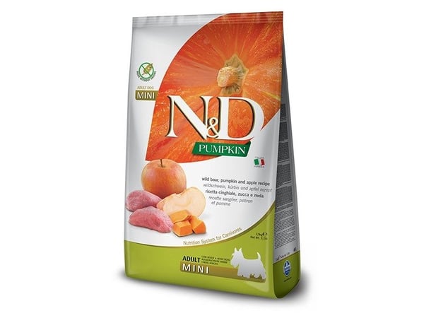 Farmina Pet Food 8010276033291 tørfoder til hund 2,5 kg Voksen Æble, Vildsvin, Græskar