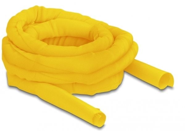 Delock - Flätad ärm - 5 m - gul