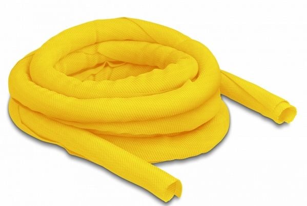 Delock - Flätad ärm - 5 m - gul