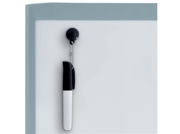 Nobo Mini magnetisk whiteboardtavle med farget ramme 21,6x28cm, Horisontalt/vertikalt, Bærbar, Magnetisk