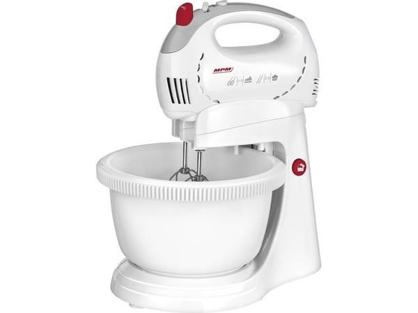 MPM MMR-17Z, Handmixer, Vit, Vispning, Knådning, Mixning, 2,4 l, Knappar, 300 W