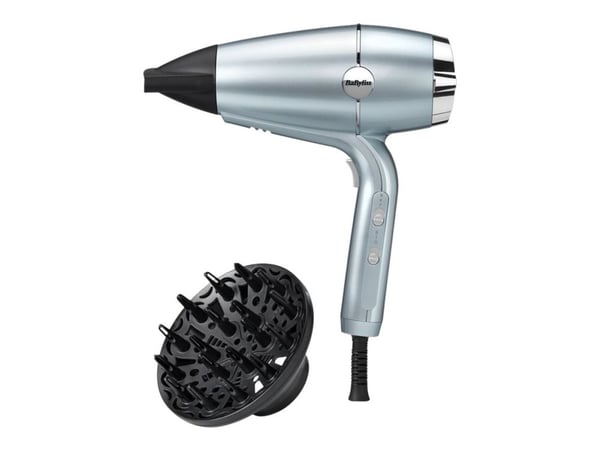 BaByliss Hydro-Fusion Hydro Fusion Hair Dryer, DC, Metallinen, Yksivärinen, Muovi, 2,5 m, Liukusäädin