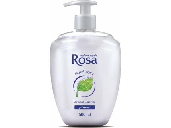 ROSA antibakteriell såpe med pumpe 500 ml - hvit