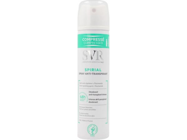 SVR SVR Spirial antiperspirant spray 75ml - Lang holdbarhet!