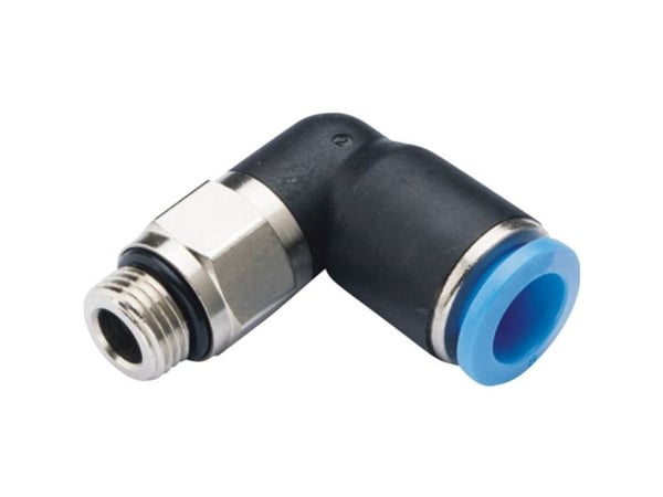 TRU COMPONENTS vinkelkoppling GPL6-G01 rör Ø: 6 mm gängdimension: G1/8 1 st