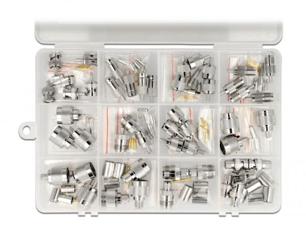 Delock - Kopplarkit för kablar - 48 pieces