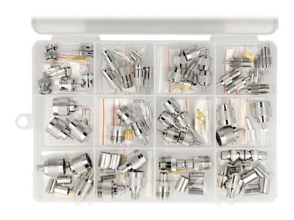 Delock - Kopplarkit för kablar - 48 pieces
