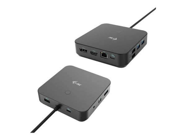 i-Tec - Dokkingstasjon - USB-C / Thunderbolt 3/USB4 - 2 x DP, HDMI - 1GbE
