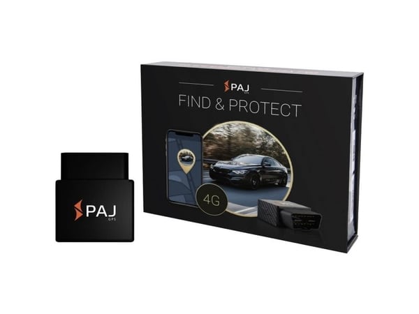 PAJ GPS CAR OBD 4G 2.0 GPS-tracker for kjøretøy sort 1 stk