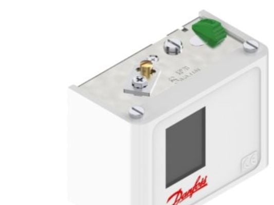Danfoss KP7W - Pressostat, 4,00-10,00 bar, Auto, Flare, 1/4'', IP44