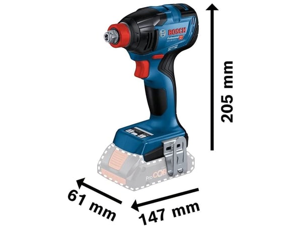 Bosch KOMBISLAGNØGLE GDX 18V-210 C SOLO