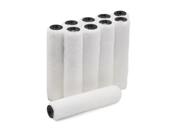 Lackrulle 10cm. 4 mm lugg. Tillverkad av återvunnet material