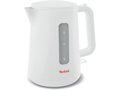 Tefal Element KO200130, 1,7 l, 2400 W, Vit, Plast, Vattennivå indikator, Överhettningsskydd