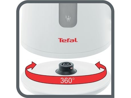 Tefal Element KO200130, 1,7 l, 2400 W, Hvit, Plast, Vannivåindikator, Overopphetingsbeskyttelse