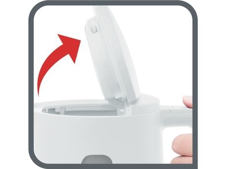 Tefal Element KO200130, 1,7 l, 2400 W, Hvit, Plast, Vannivåindikator, Overopphetingsbeskyttelse
