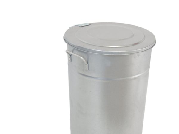 Affaldsbeholder Greger Galv. 70L med låg og pedal