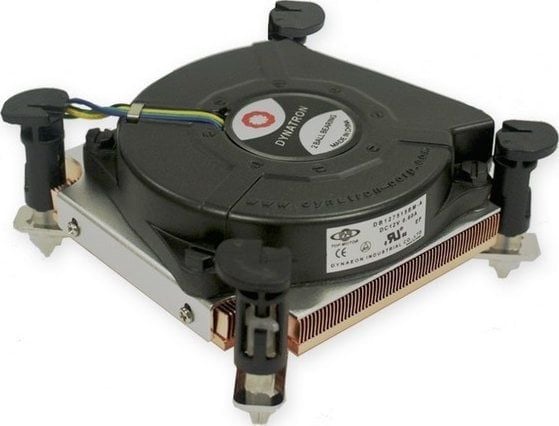 Inter-Tech K-2 - Processorkylare - (för: LGA1156, LGA1155) - koppar - 75 mm