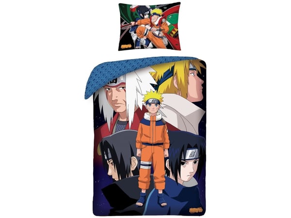 Naruto Sengetøj 140 x 200 cm - 100 procent bomuld
