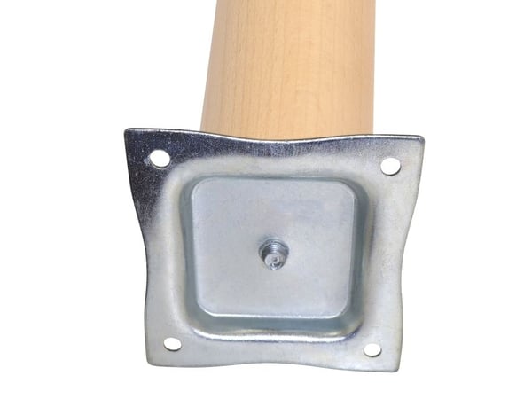 Home>it® konisk bordben med lige beslag Ø45/Ø25 x 70 cm bøgetræ