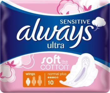 Always Ultra Normal + Sensitive trosskydd 10 st.