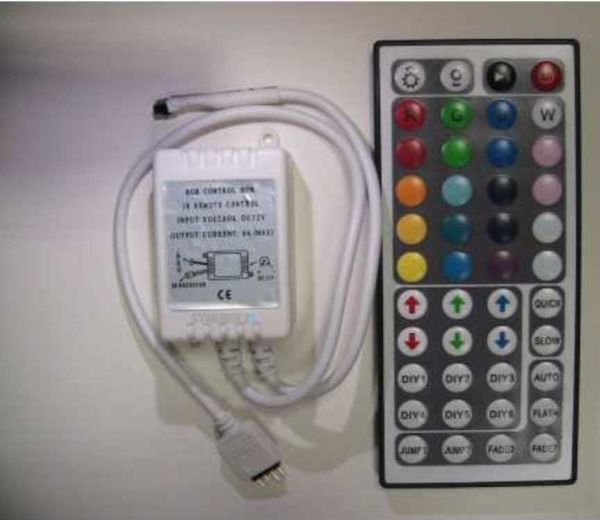 Synergy 21 LED Flex Strip med RGB-styring DC12V 44 taster