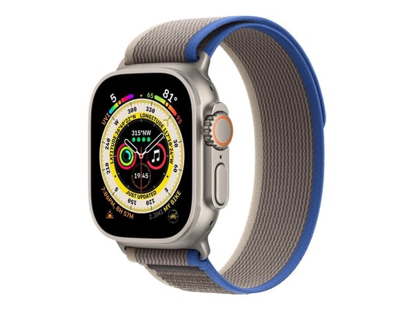 Apple Watch Ultra, OLED, Kosketusnäyttö, 32 GB, Wi-Fi, GPS (satelliitti), 61,3 g