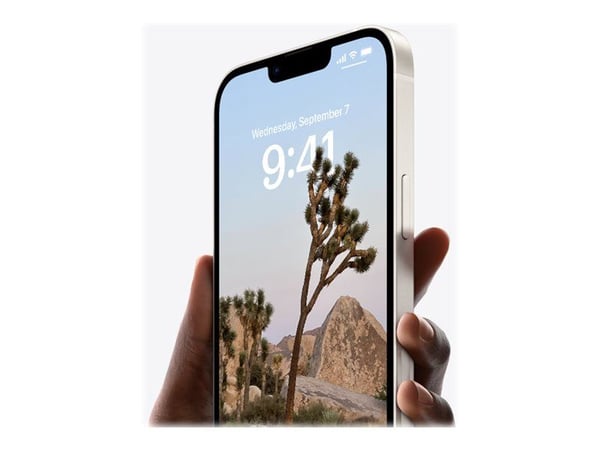 Apple iPhone 14 - 5G smartphone - dobbelt-SIM / Internminne 256 GB - OLED display - 6.1" - 2532 x 1170 piksler - 2x bakkameraer 12 MP, 12 MP - fron...