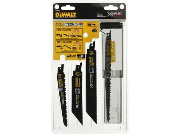 DeWALT Extreme - Sågbladssats - 8 delar - längd: 152-230 mm