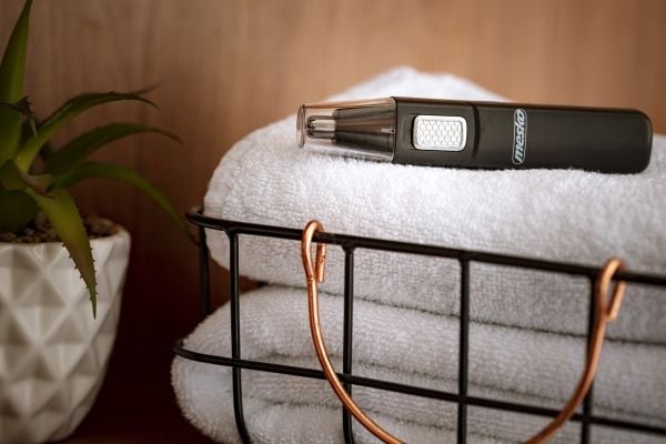 Mesko Home MS 2929, Øre, Øyenbryn, Nese, Sort, Batteri, AA, 50 g, 51 mm